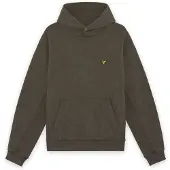 Lyle & Scott Sweatshirt 'Heavy Laundered' geel / donkergroen / zwart