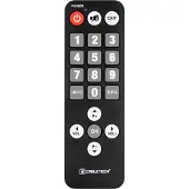 Cabletech Piloot DVB-T voor senioren (Universele afstandsbediening), Afstandsbediening, Zwart