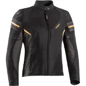 Ixon Ilana Evo Zwart Antraciet Goud Dames Textiele Motorjas Maat XL