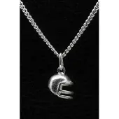 MOOYE ® - Collectie Zilveren American football helm ketting hanger