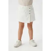 Cars Jeans spijkerskort wit Rok Meisjes Katoen Effen - maat 164
