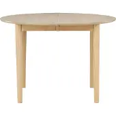Venture Home Gilda eetkamertafel Ø110/150cm met uitschuifbare naturel.