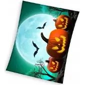 Procos Fleece plaid Halloween 150 x 200 cm