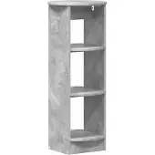 vidaXL Bijzetkast Beton Grijs 40 x 40 x 100 cm Geconstrueerd hout