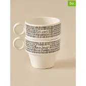 Merci Espresso 2-delig Koffiekop Set 105cc - Premium Kwaliteit