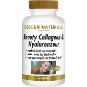 Golden naturals Collageen & Hyaluronzuur (60 tabletten)