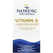 Nordic Naturals - Vitamine A + Carotenoïden - 30 Zachte Capsules