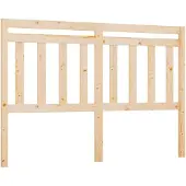 vidaXL Hoofdbord 146x4x100 cm massief grenenhout
