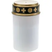 Lumineo Grafkaars op batterijen | | 12.5 x 7.5 cm (Wit, Warm wit)