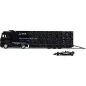 Maisto Auto 1/43 Race Mercedes AMG W15 Vrachtwagen + 1 F1 1/43