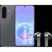 Samsung Galaxy A57 256GB Grijs 5G + Galaxy Buds4 Zwart
