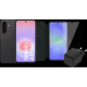 Samsung Galaxy A37 256GB Zwart 5G + Compleet Accessoirepakket