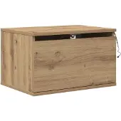 vidaXL Wandkastje voor Bed Artisan Eiken 50 x 36 x 30 cm Bewerkt hout