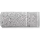 Eurofirany Zilveren Katoenen Badhanddoek 50x90 cm - Zacht & Absorberend