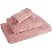 Eurofirany Zachte Katoenen Badhanddoek 70x140 cm - Roze - Cadeau
