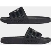 Adidas Muiltjes 'ADILETTE' zwart / wit