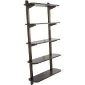 Zuiver Hogar Wandkast/ Wandplanken Donkerbruin
