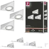Paulmann Trias LED-opbouwlamp LED LED vast ingebouwd 2.7 W Warmwit IJzer (geborsteld)