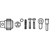 Stahlwille 4350 19020000 Set reserveonderdelen Aandrijving 3/8 (10 mm), 1/4 (6,3 mm) 1 stuk(s)