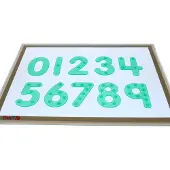 TickiT SiliShapes, puntnummers, siliconen, groen