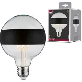 Paulmann LED E27 6,5W G125 ringspiegel zwart Ringspiegel, dimbaar, Glas, E27 LED-lamp
