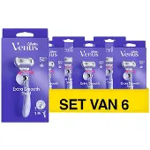 Gillette 6x Gillette Venus Scheersysteem Smooth Swirl 1 Set