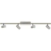 Eglo ROTTELO, Inbouwspots, GU10, 4 lampen, LED, 3000 K, Metallic
