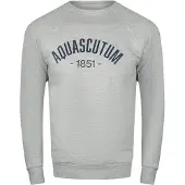 Aquascutum Old School Crewneck Grijze Trainingsbroekset