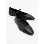Forever & Always Lara Leren Mary Jane Platte Schoenen