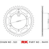 Rk 4453 520 Achtertandwiel