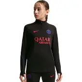 Nike Paris Saint-Germain Strike Trainingstrui 1/4-Zip 2026-2027 Kids Zwart Felrood Donkerblauw