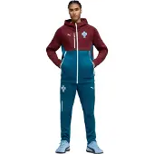 Puma Portugal Pumatech Trainingspak Hooded 2026-2028 Bordeauxrood Blauwgroen Wit