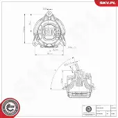 ESEN SKV 75SKV206 Motorsteunlager
