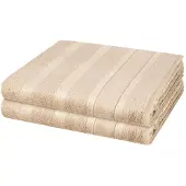 Cawö Handdoek 'Noblesse' bruin
