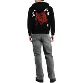AMIRI Wes Lang Solar Kings Hoodie Zwart