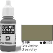Wittmax Hobbyverf Acrylverf - 70886 Model Color Green Gray - Acryl Verf flesje - 17 ml