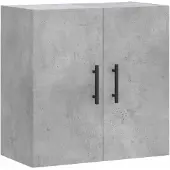 vidaXL Wandkast 60x31x60 cm bewerkt hout betongrijs