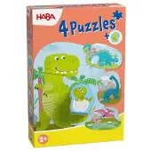 HABA Sales Gmbh & Co.KG Dino's Puzzel (3 en 4 stukjes)