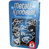 Schmidt - Metalen Puzzel Set - Denkspel - Breinbrekers met metalen ringen - vanaf 7 jaar - 1 speler