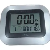 La Crosse Technology Horloge murale avec date, alarme et température intérieure