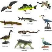 Safari speeldieren Grote Meren 3 9,5 cm 10 stuks