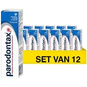 Parodontax Dagelijkse Fluoride Tandpasta Extra Fresh Voordeelverpakking 12x75ml