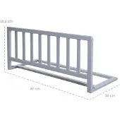 Roba Baby White Bed Veiligheidshekje