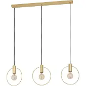 Eglo Manizales, flexibele bevestiging, messing, staal, messing, staal, staal, zwart, IP20