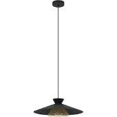 Eglo Grizedale Hanglamp - E27 - Ø 50 cm - Zwart|Goud - Staal