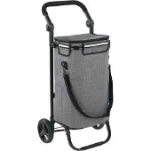 Maximex Boodschappentrolley Lichtgrijs/Zwart | one size Grijs