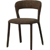 Woood Noble Eetkamerstoel - Polyester - Bruin Melange - 76x51x56