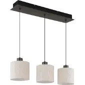 Globo Gunmetal hanglamp Thea 3-lichts recht