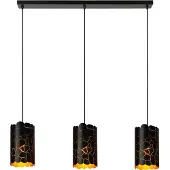 Lucide ALMELO - Hanglamp - 3xE27 - Zwart