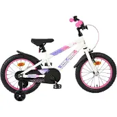 Volare Lily Kinderfiets - Meisjes - 16 inch - Wit Roze Paars